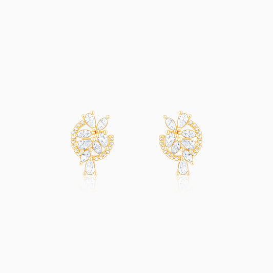 The White Periwinkle Earrings