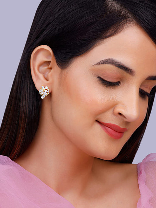The White Periwinkle Earrings