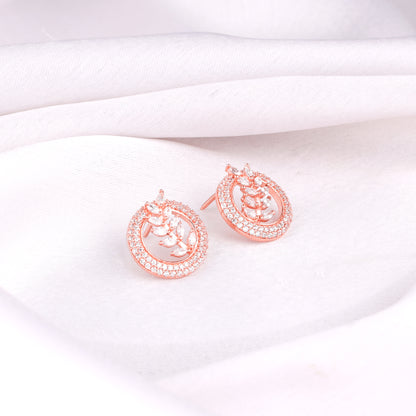 Rose Gold Periwinkle Mangalsutra Set