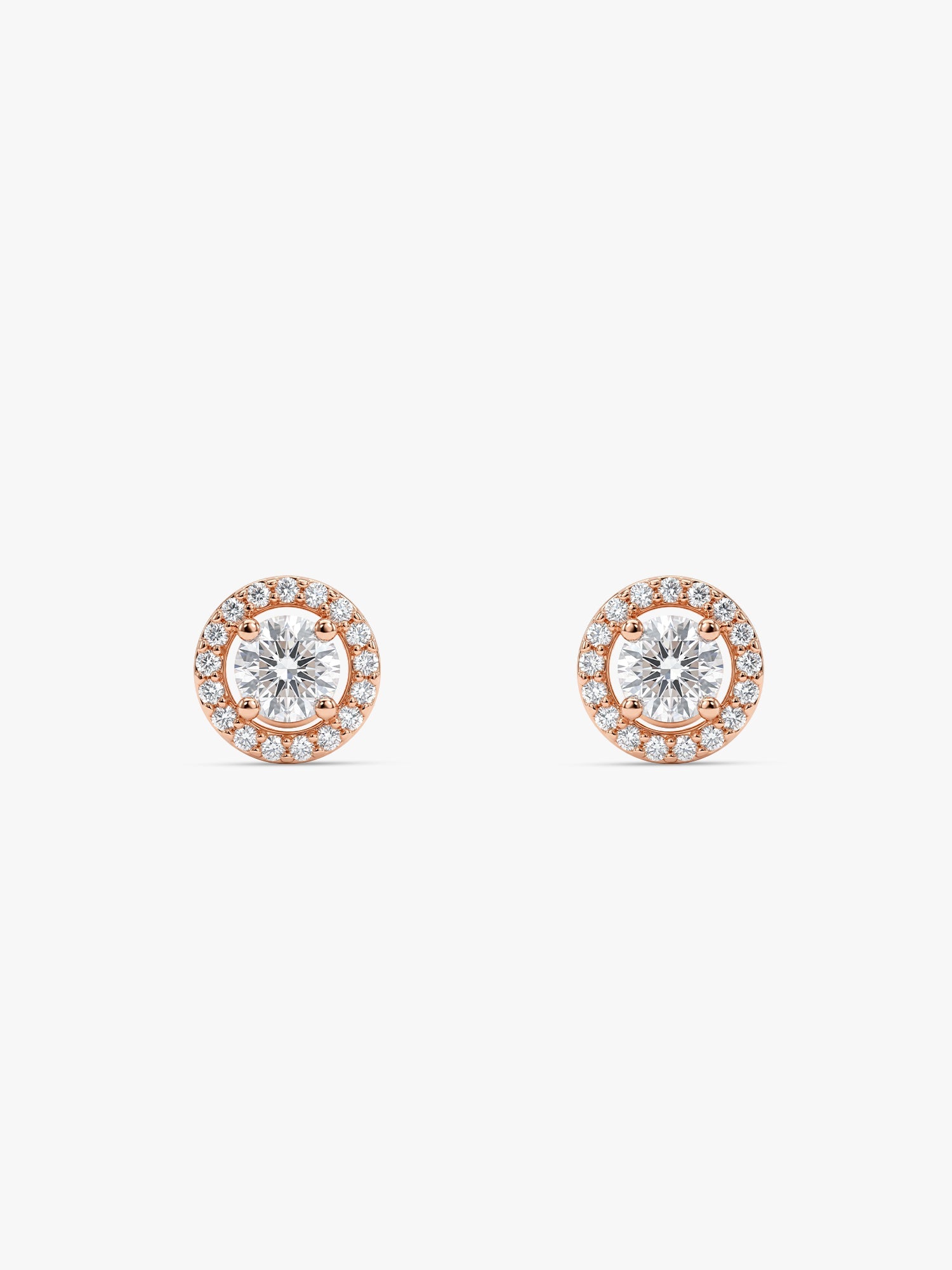 Rose Gold Seeking Solace Stud Earrings