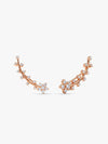 Rose Gold Floral Branch Ear Cuffs