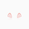 Rose Gold Set-Square Earrings