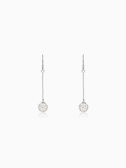 Silver Queen of The Night Dangler Earrings