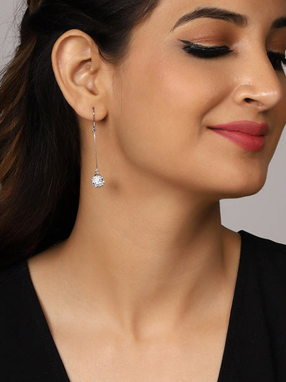 Silver Queen of The Night Dangler Earrings