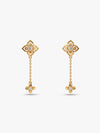 Golden Floral Serenade Necklace
