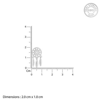 Silver Dreamcatcher Earrings