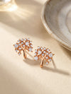 Rose Gold Tree of life Earrings