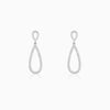 Anushka Sharma Silver Elegant Drop Earrings