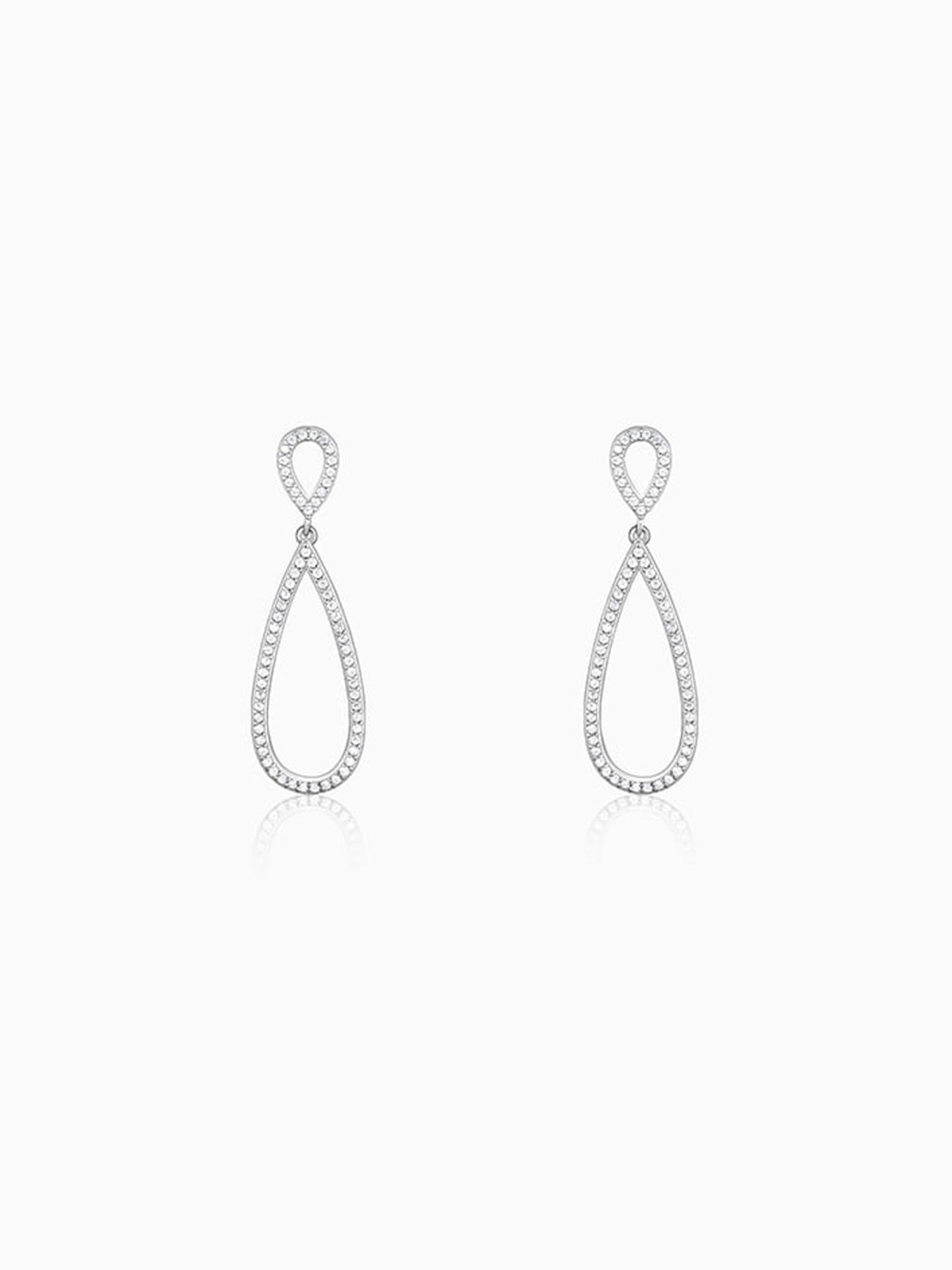 Silver Elegant Drop Earrings