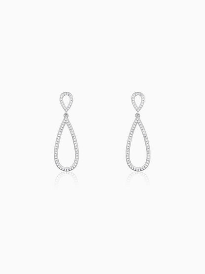 Silver Elegant Drop Earrings