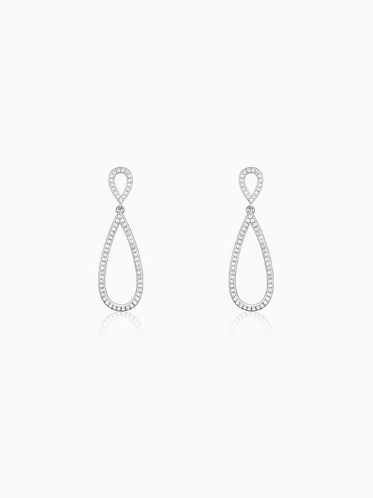 Silver Elegant Drop Earrings