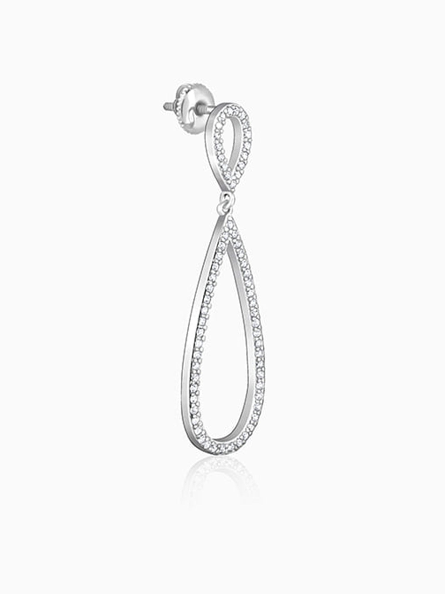 Silver Elegant Drop Earrings