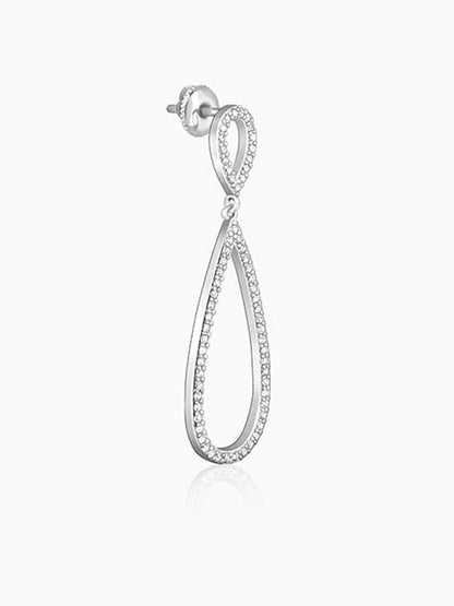 Silver Elegant Drop Earrings