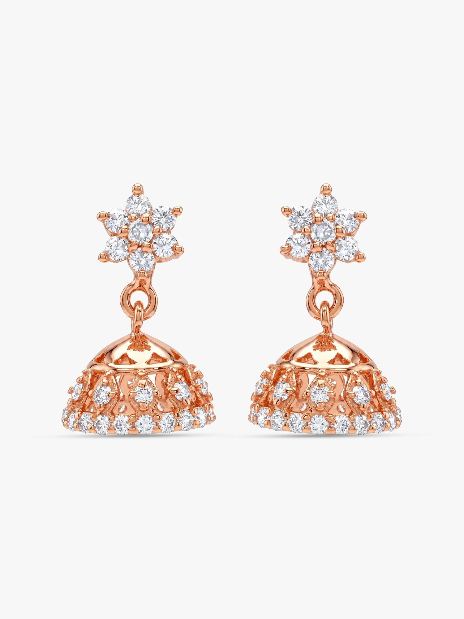Rose Gold Enticing Jhumki