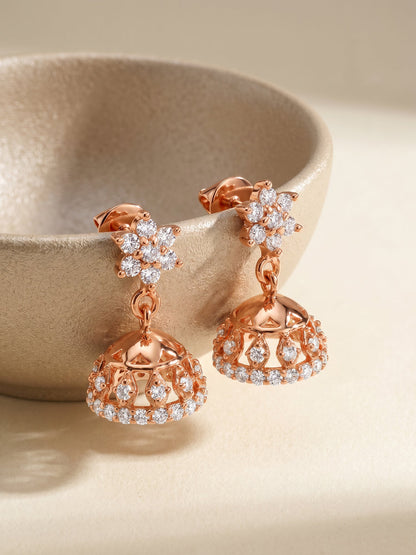 Rose Gold Enticing Jhumki