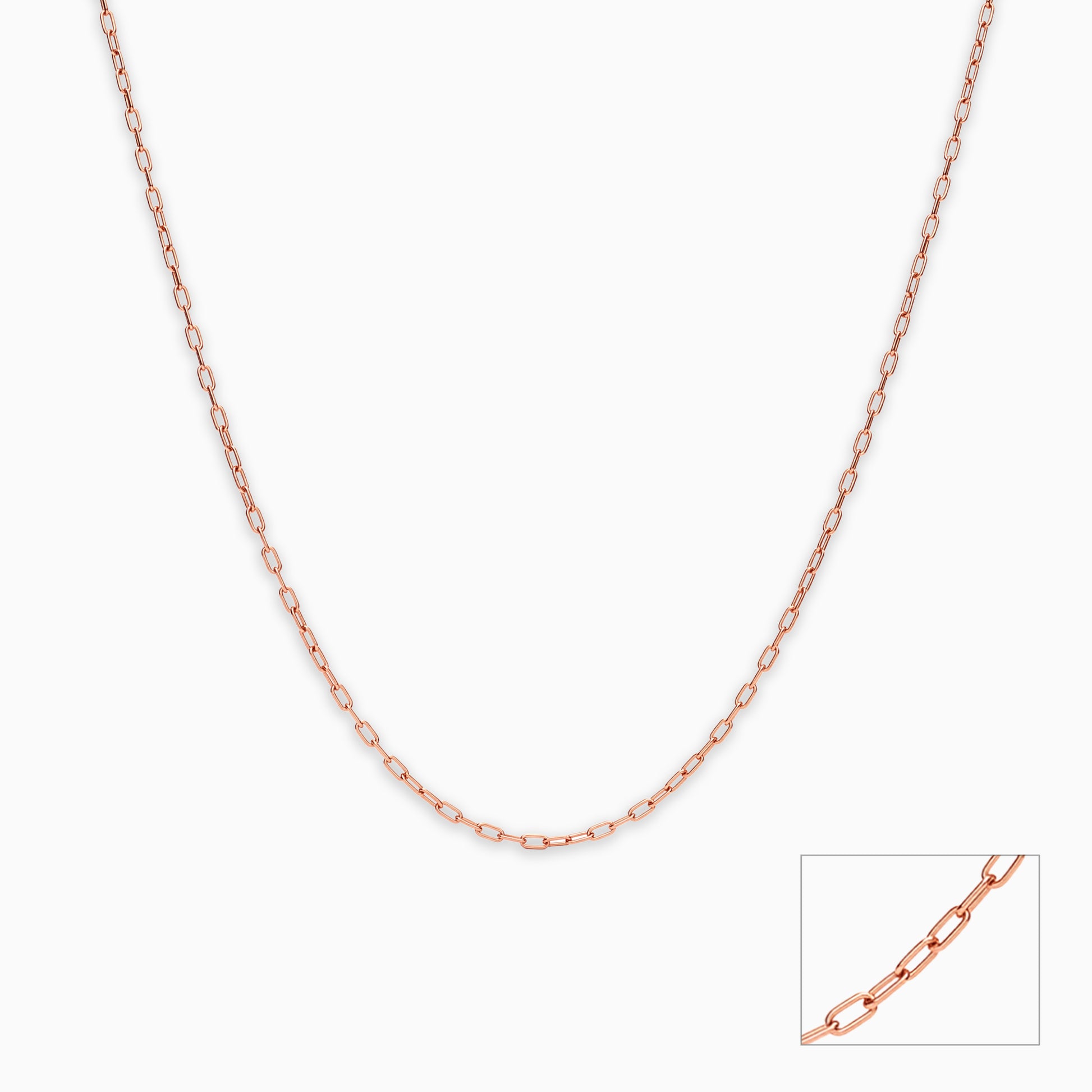 Rose Gold Serielle Link Chain