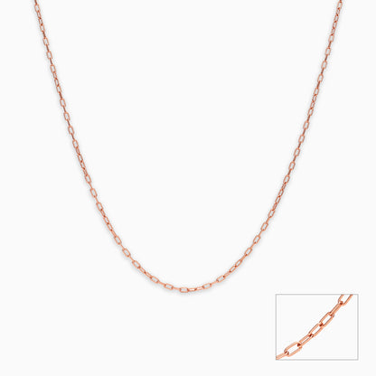 Rose Gold Serielle Link Chain