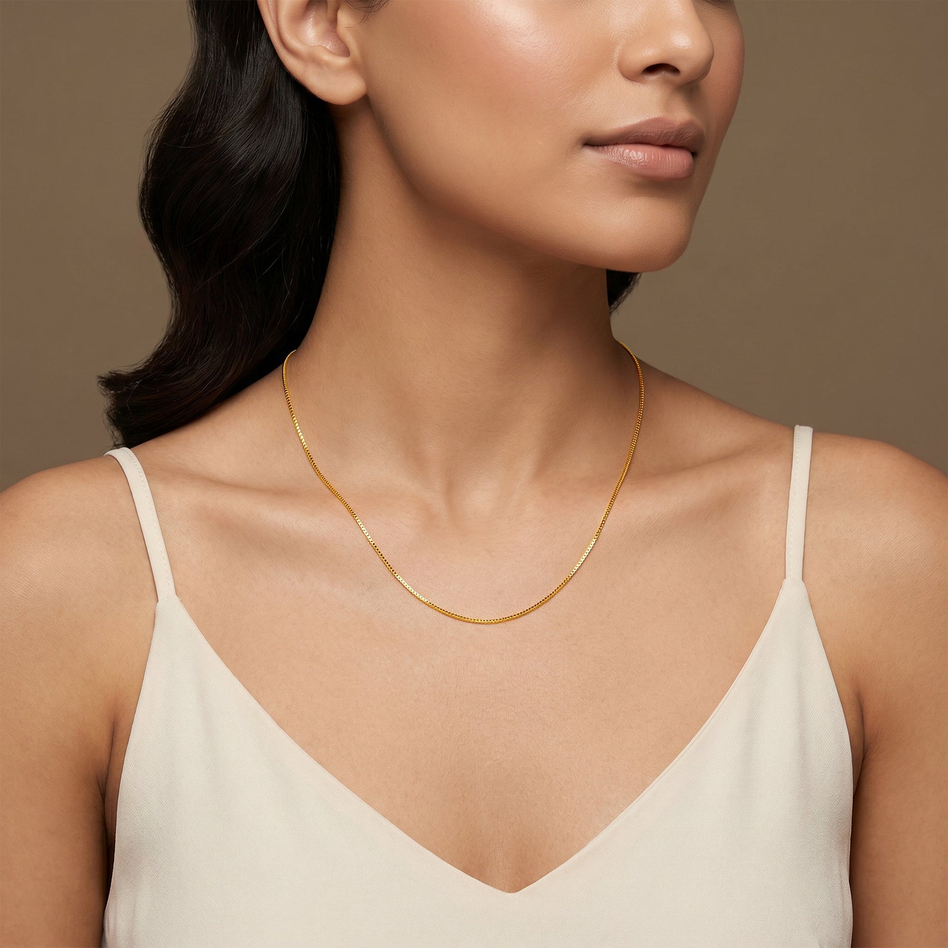 Gold Zivielle Box Chain