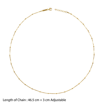 Gold Orielle Ball Station Chain