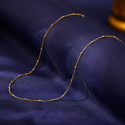 Gold Orielle Ball Station Chain
