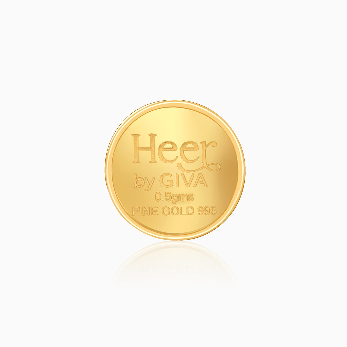 24K Gold Coin- Gold Mahalakshmi Coin (0.5g)