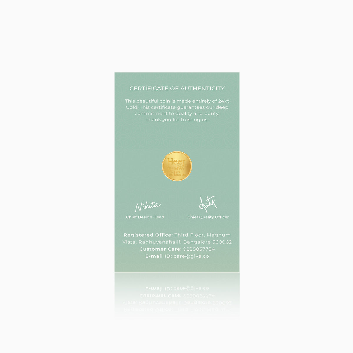 24K Gold Coin- Gold Mahalakshmi Coin (0.5g)