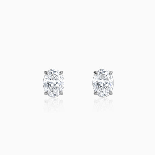White Gold Solis Aura Lab Grown Diamond Earrings