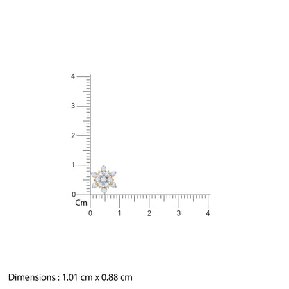 Gold Empress Solitaire Diamond Earrings