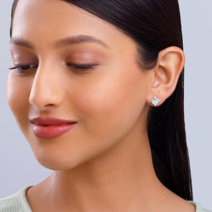 Gold Buti Lab Grown Diamond Earrings