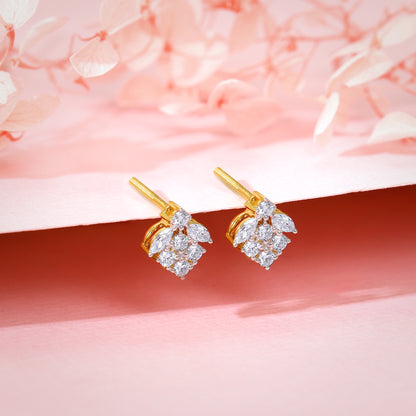 Gold Buti Lab Grown Diamond Earrings
