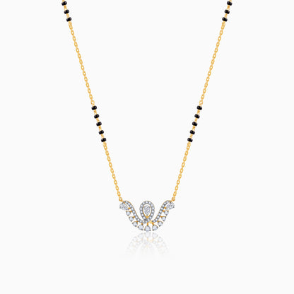 Gold Monica Lab Grown Diamond Mangalsutra