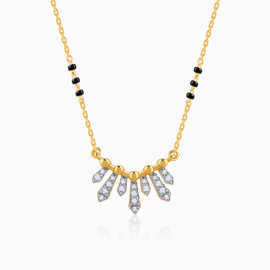 Gold Tree-mendous Shine Lab Grown Diamond Mangalsutra