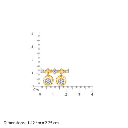 Gold Savitri Lab Grown Diamond Mangalsutra