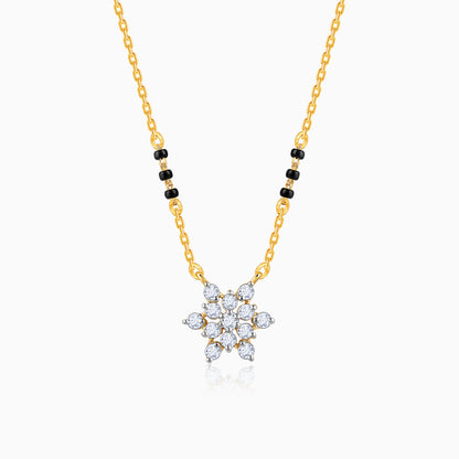 Gold Shubh Aura Diamond Mangalsutra