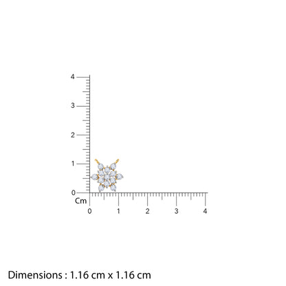 Pure gold mangalsutra for women with lab-grown diamonds and black beads.
