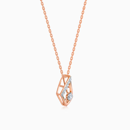 Rose Gold Dawn Diamond Pendant