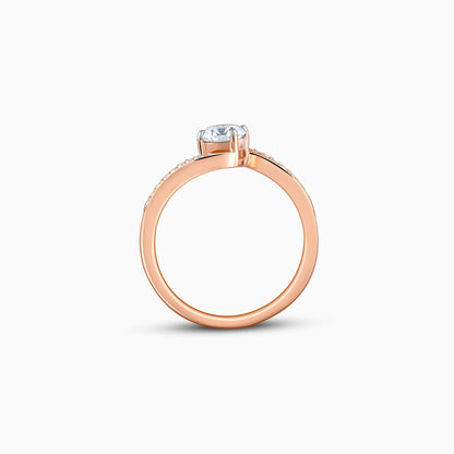 Rose Gold Stunners Solitaire Diamond Ring