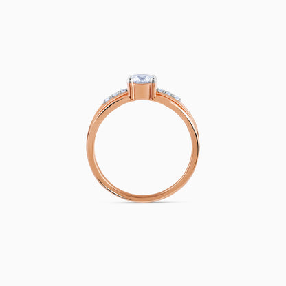 Rose Gold Empyrean Solitaire Diamond Ring