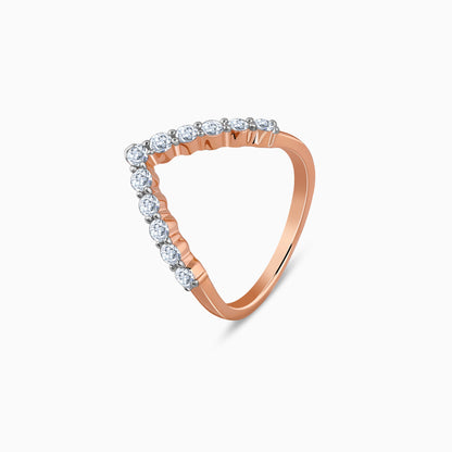 Rose Gold Vanki Diamond Ring