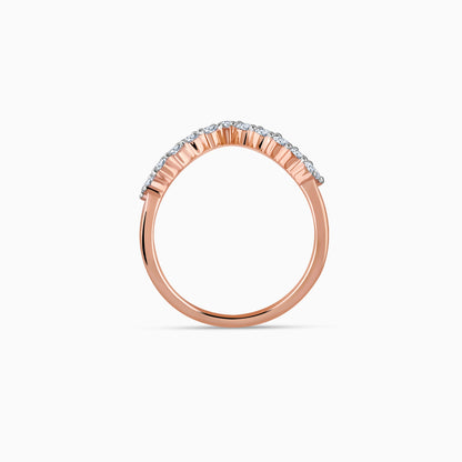 Rose Gold Vanki Diamond Ring