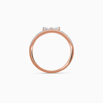 Rose Gold Glam Lab Grown Diamond Ring