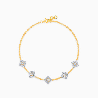 Gold Chambers of Destiny Lab Grown Diamond Bracelet