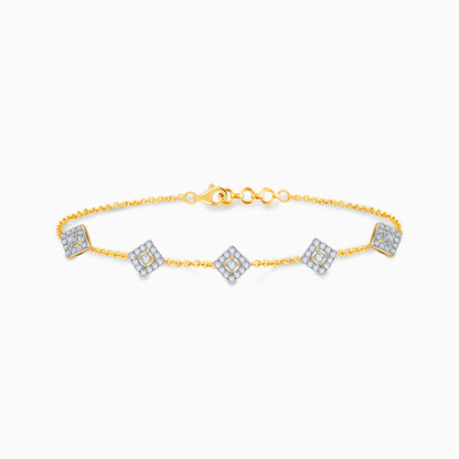 Gold Chambers of Destiny Lab Grown Diamond Bracelet