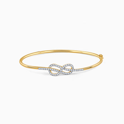 Gold Infinite Brilliance Lab Grown Diamond Bangle