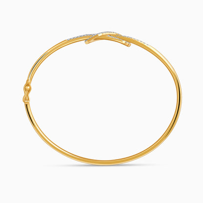 Gold Infinite Brilliance Lab Grown Diamond Bangle