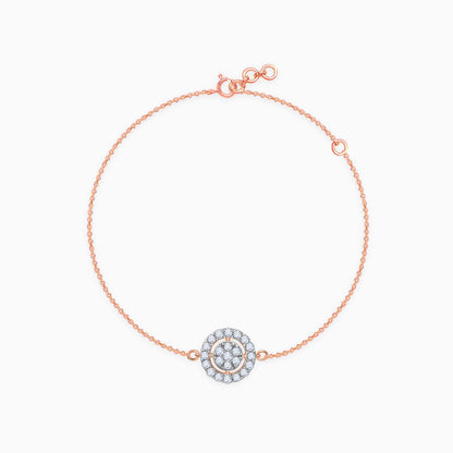 Rose Gold Chamomile Lab Grown Diamond Bracelet