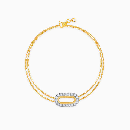Gold Ornika Lab Grown Diamond Bracelet
