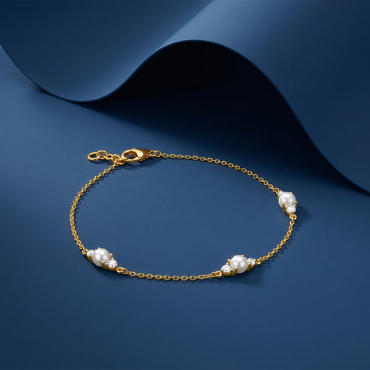 Gold Luce Lab Grown Diamond Bracelet