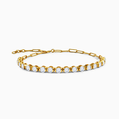 Anushka Sharma Gold Match Point Lab Grown Diamond Bracelet