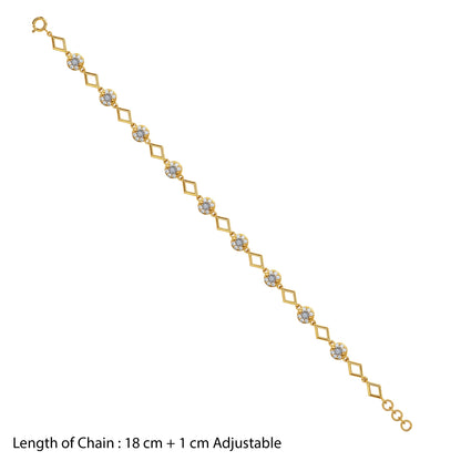 Anushka Sharma Gold Starlight Mosaic Lab Grown Diamond Bracelet